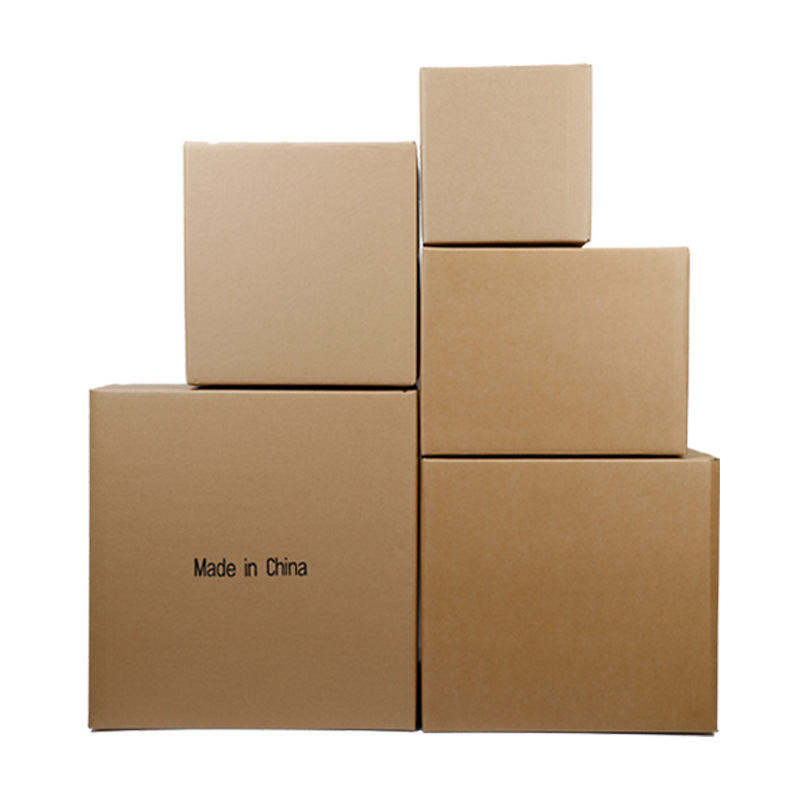 Cross-border moving carton super hard Kraft paper Amazon fba box five-layer corrugated logistics express carton in stock