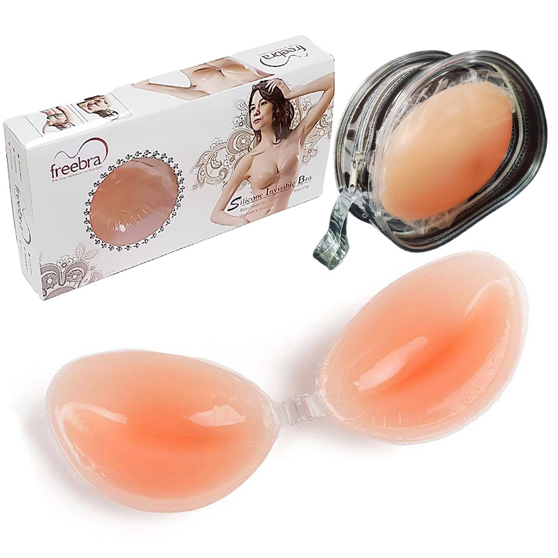 silicone bra Gather Strapless Invisible Underwear Bra Wholesale Waterproof Wedding Dress Breast Stickers Silicone Chest Stickers