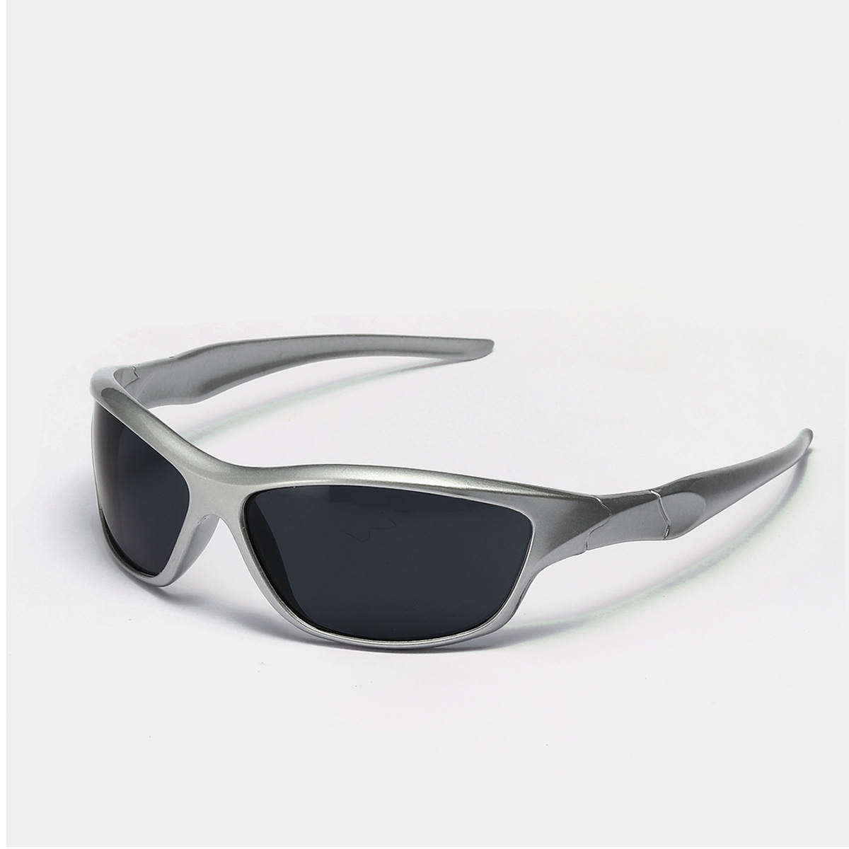 Xungesaibo futuristic glasses men's silver Y2K functional sunglasses ins female street Millennium hot girl sunglasses_voghion.com