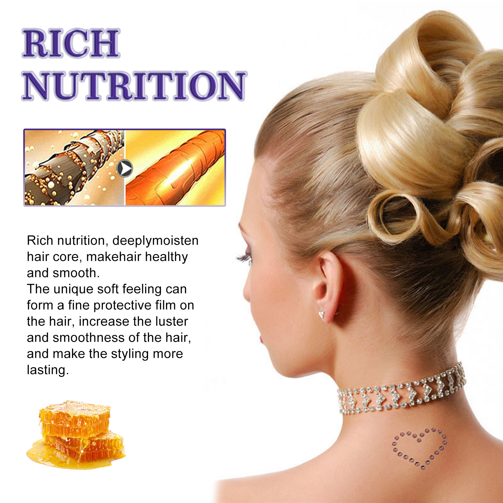 EELHOE hair wax stick hair finishing wax stick small hair finishing hair styling cream