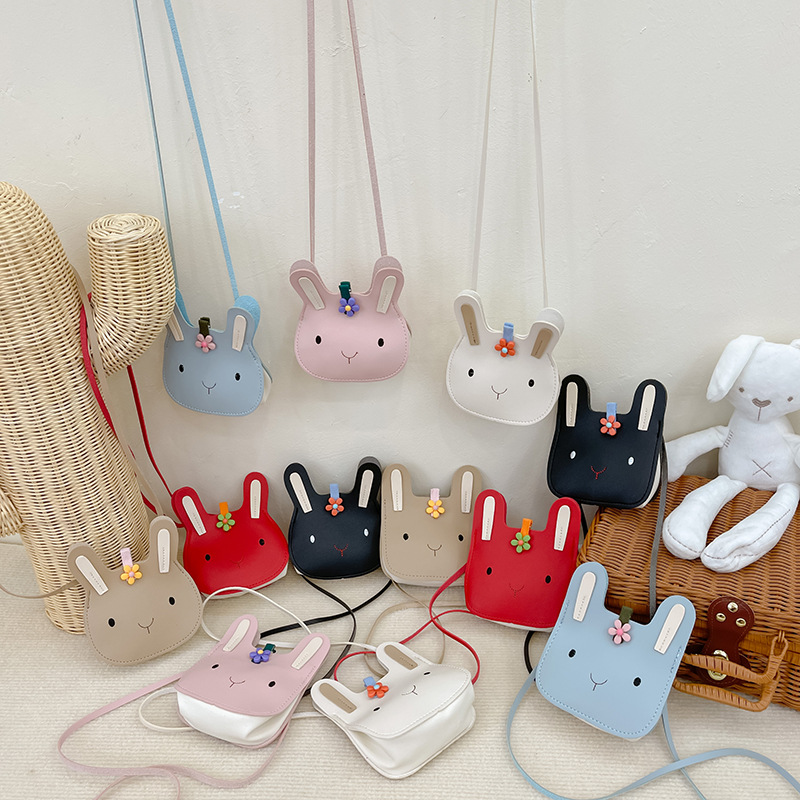 Baby's Coin Purse 2024 New Bunny Girl Shoulder Decorative Small Bag Cartoon Boy Mini Crossbody Bag