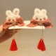 Cherry rabbit-1 pair