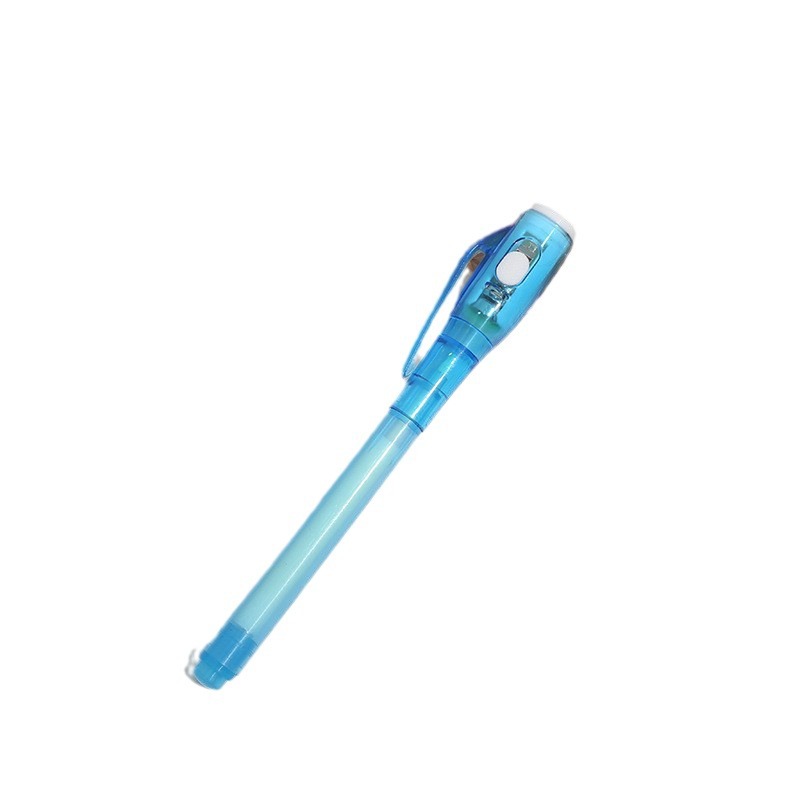 Student multi-function anti-counterfeiting word money detector pen magic pen advertising luminous LED UV invisible light luminous pen