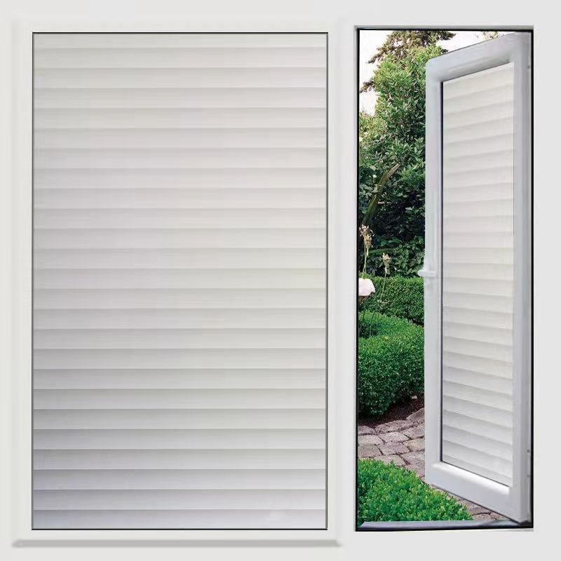 Electrostatic Glass stickers imitation blinds office light transmission frosted bathroom anti-peep glue-free window paper glass film