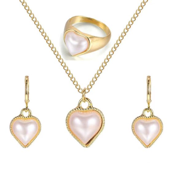 Simple Jewelry Fashion Joker Necklace Bracelet Ring Earrings suit Watch Accessories