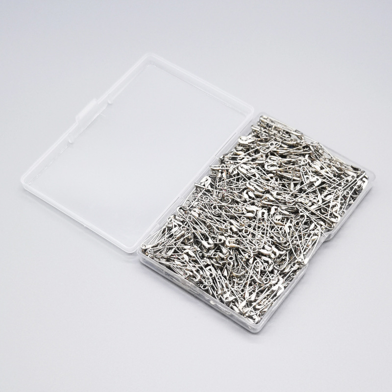 Multi-specification PP boxed stainless steel safety pin tag pin golden silver pin suit pin