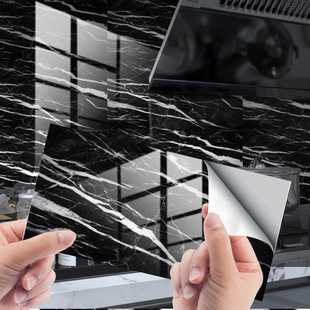 DLS020-081 Crystal Film Wall Tile Stickers Wall Stickers Imitation Marble Pattern Tile Stickers Simple Stickers Waterproof