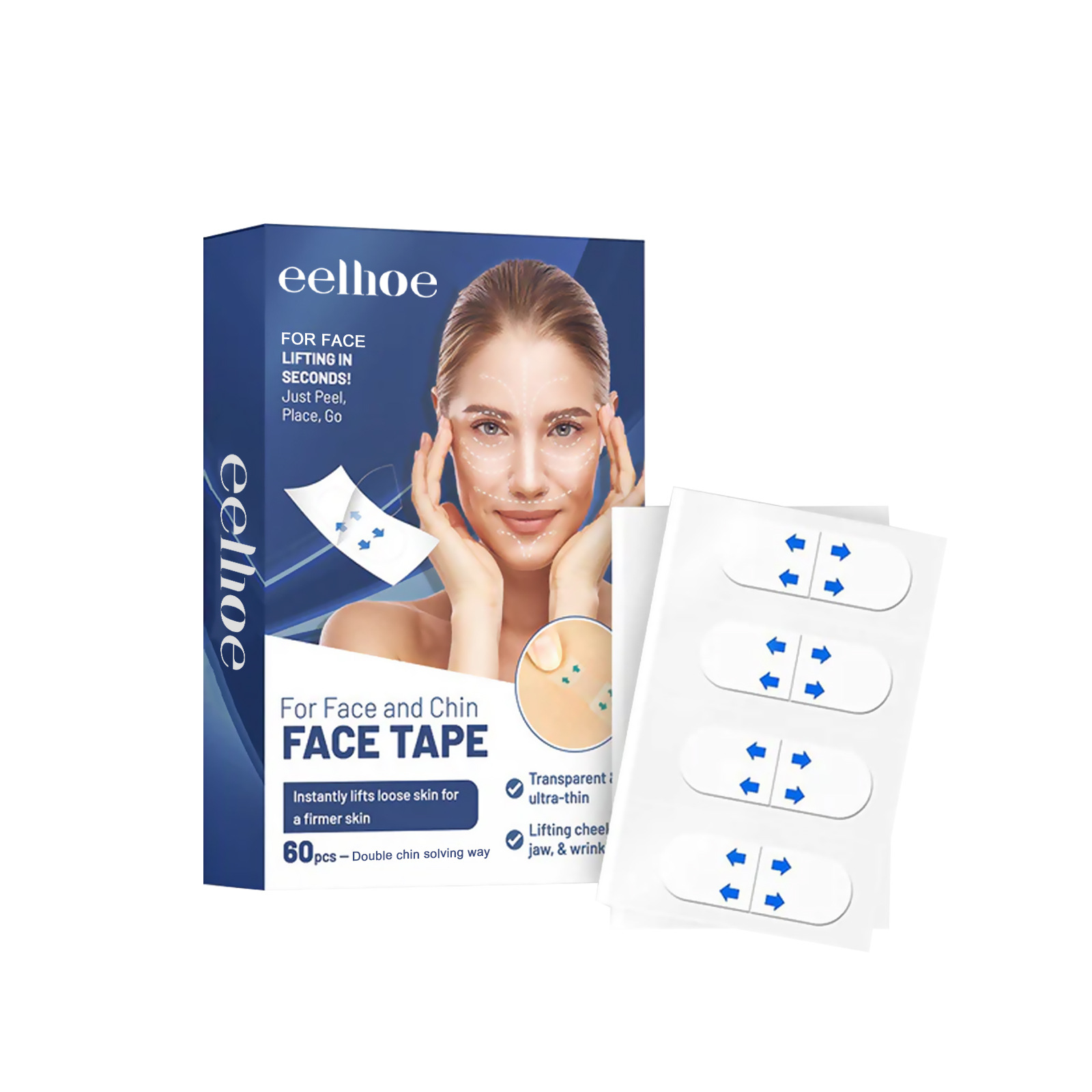 EELHOE Face Lifting and Tightening Lift Face Loose Skin French Lines Fine Lines Wrinkle Resistant Face Lift