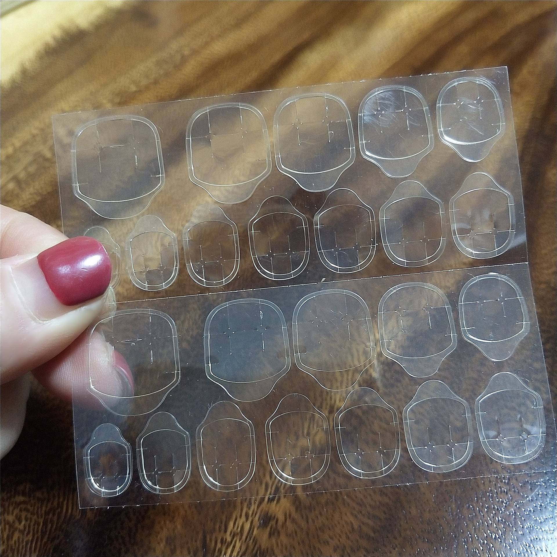 Wear a GJ tool kit upgrade jelly paste double-sided nail polishing strip nail removal stick cleaning cotton factory wholesale