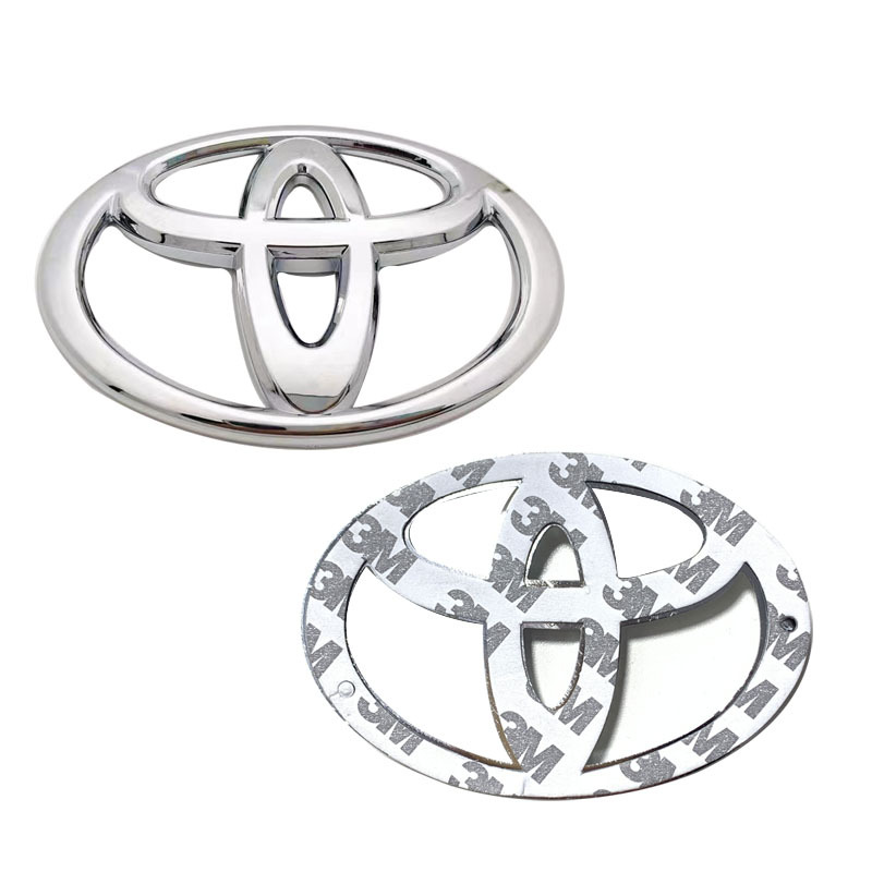Suitable for Toyota front and rear car logo Camry Ruizhi Weichi Highlander Carola steering wheel car logo stickers
