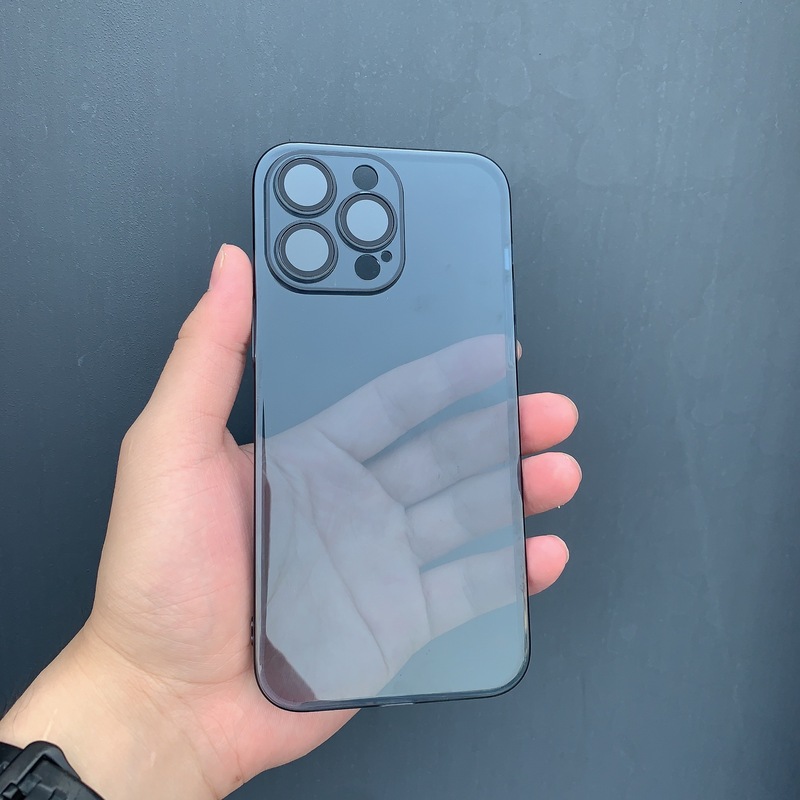 黄色にならない携帯電話ケースはiphone13/アップル15proの高級感Pc透色四行位レンズフィルム付き|undefined