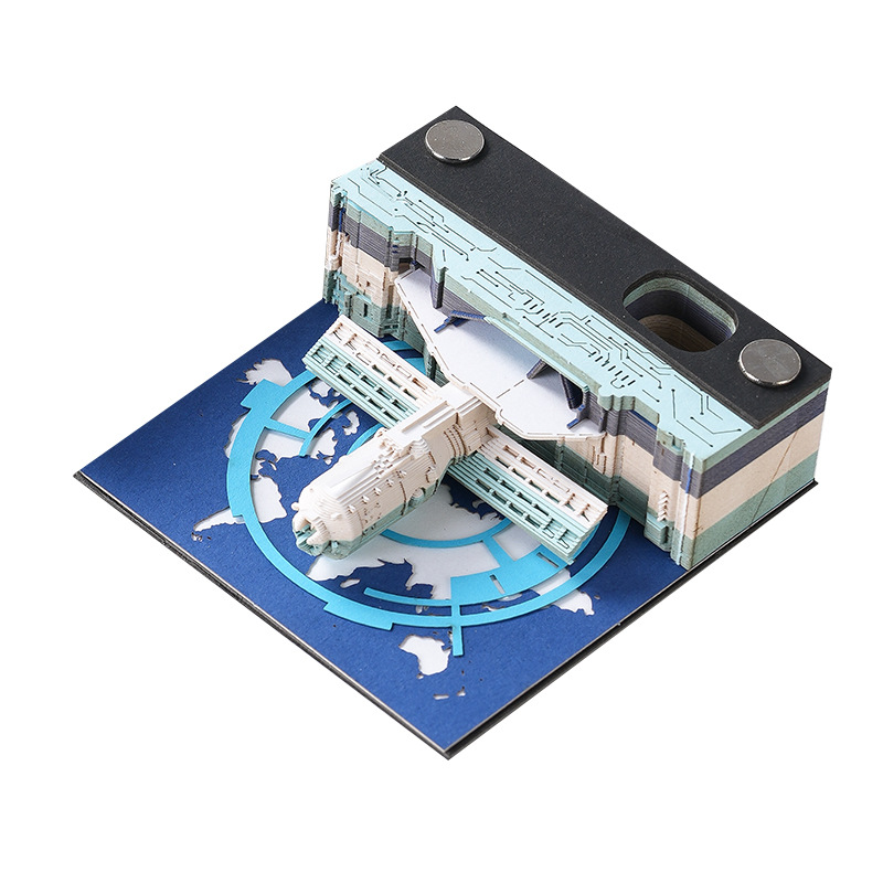[2025 Calendar] New Calendar 3d Stereoscopic Notepad Paper Carving Hand-tearable High Color Value Cute Creative Antique