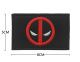 V00656-4 Deadpool Logo Square