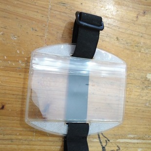 Factory direct supply PVC arm mobile phone waterproof bag hanging arm strap dual-use transparent bag PVC badge bag