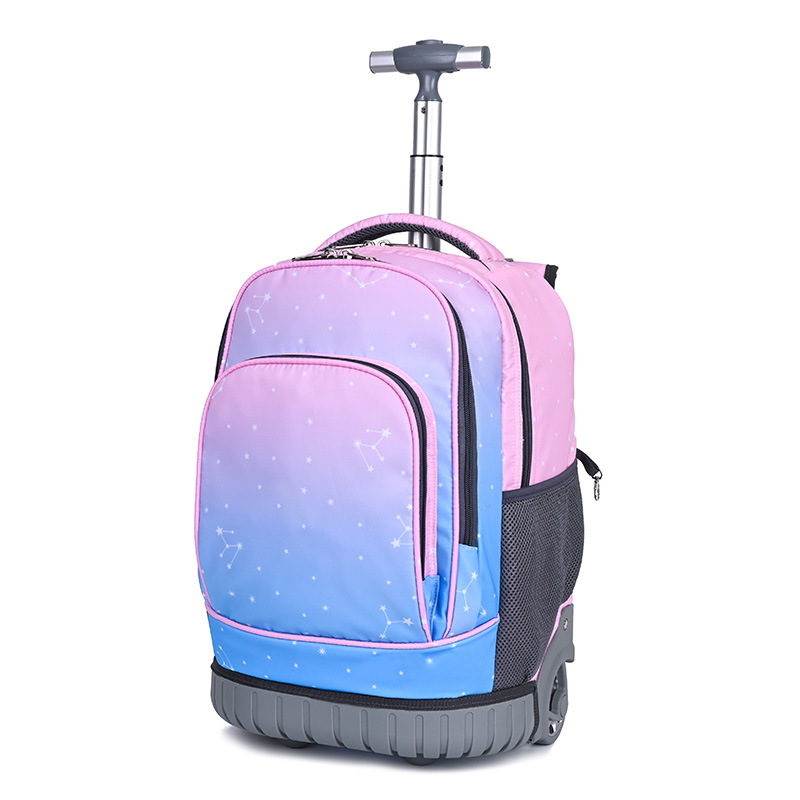 Back-pull Dual-use Primary School Junior High School Trolley Schoolbag for Boys and Girls Travel Bag Large Capacity Travel Backpack