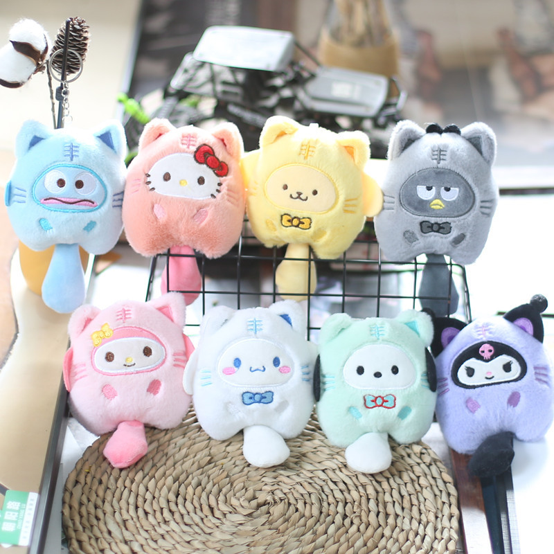 かわいい萌えサンリオクロミペンダントぬいぐるみぬいぐるみ玉桂犬人形かばん掛けキーホルダー|undefined