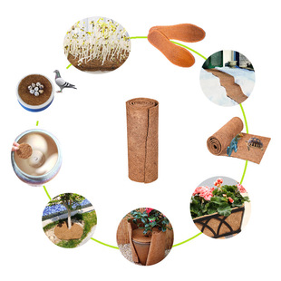Reptile Tortoise Mane Lion Lizard Pet Feeding Box Coconut Brown Pad Bottom Plant Anti-grass Moisturizing Brown Pad Anti-slip Snow Blanket