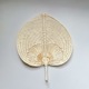 Large-white bamboo fan 30*38cm
