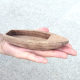 Bonsai pool wooden boat model wooden log toy canoe drainable wooden wood boat