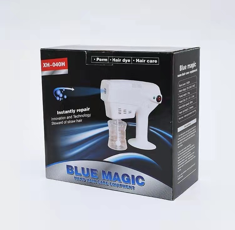 Factory Direct Sales fifth generation portable handheld blue light nano atomization spray machine cross-border epidemic disinfection spray gun