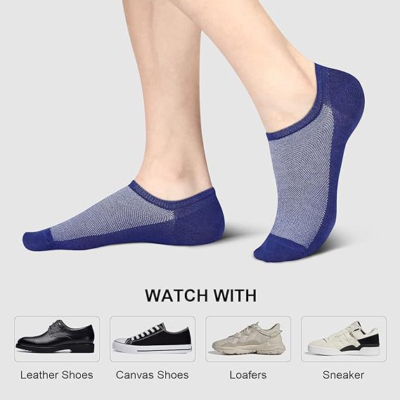Cross-border Men's Socks plus size Summer Thin Casual Shallow Mouth Invisible Breathable Boat Socks Don't Fall Socks Amazon