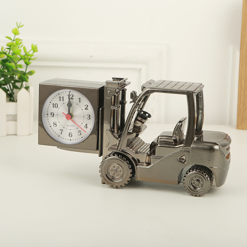 Forklift alarm clock alarm clock alarm clock fashion personality creative alarm clock student bedside clock home alarm clock