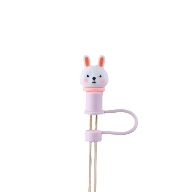 Light Pink Large Size Doll Silicone Suction Sleeve 8mm 10mm 12mm Cartoon Cute Pumpkin Cat