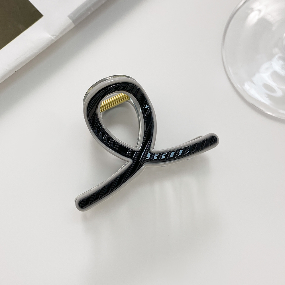 Corea del Sud clip a strisce forcina per capelli per bambini semplici accessori per capelli di alta qualità semi-cravatta forcina di piccole dimensioni commercio estero vendita calda_voghion.com