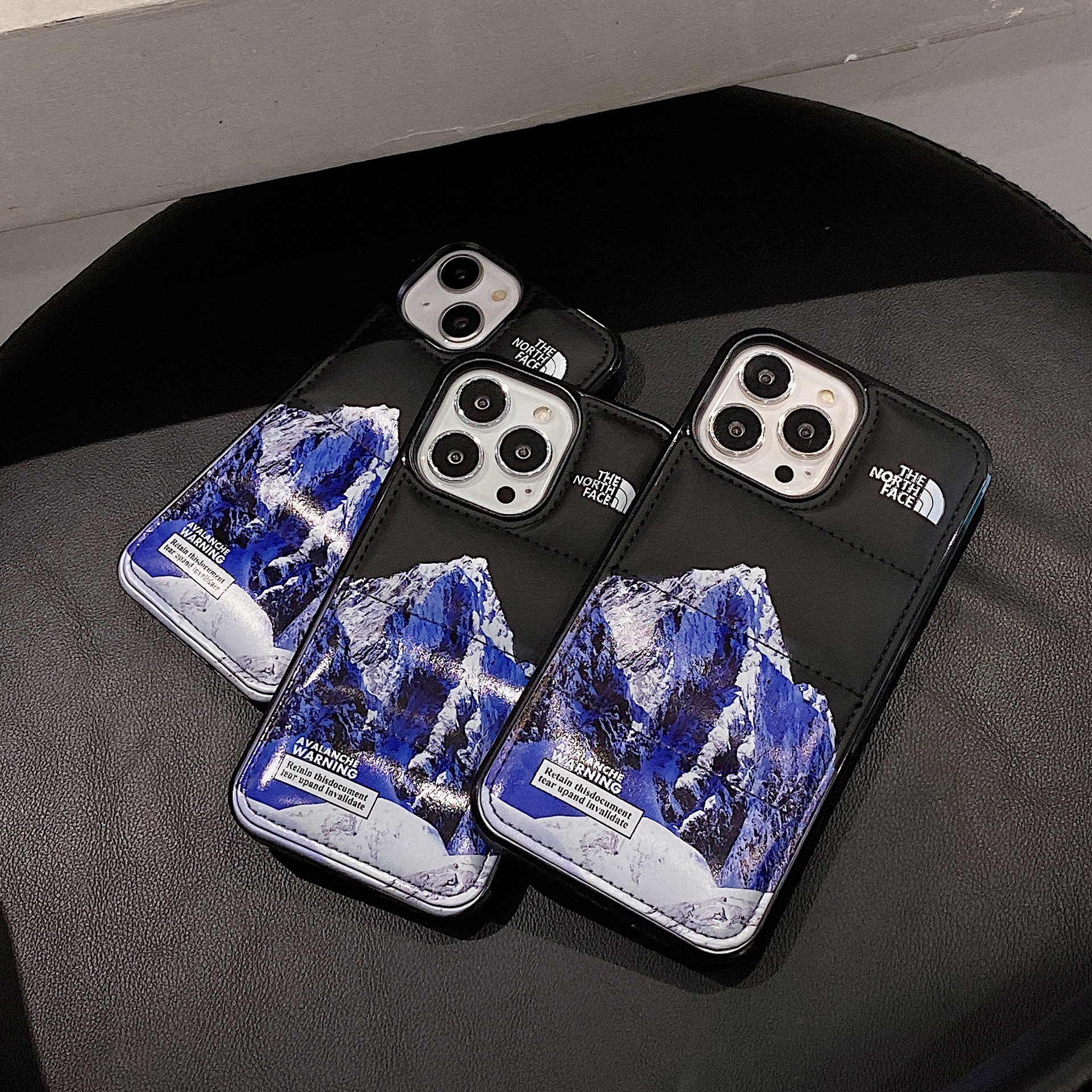 創意北面雪山iPhone15適用11蘋果12/13PROMAX手機殼XS/XR防摔14P