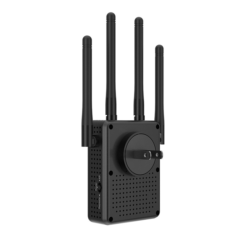 WiFi signal amplifier 1200m dual band 5G wireless routing amplifier 4 antenna WiFi extender