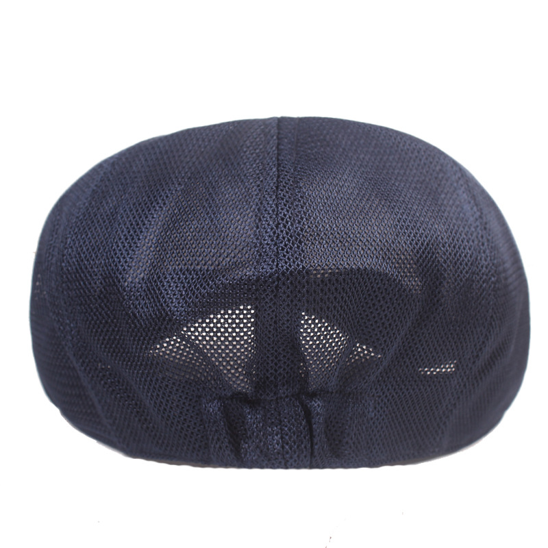 Cross-border Mesh Cap Men's Summer Sunshade Breathable Sunscreen Advanced Cap Youth Travel Beret Children's Tide