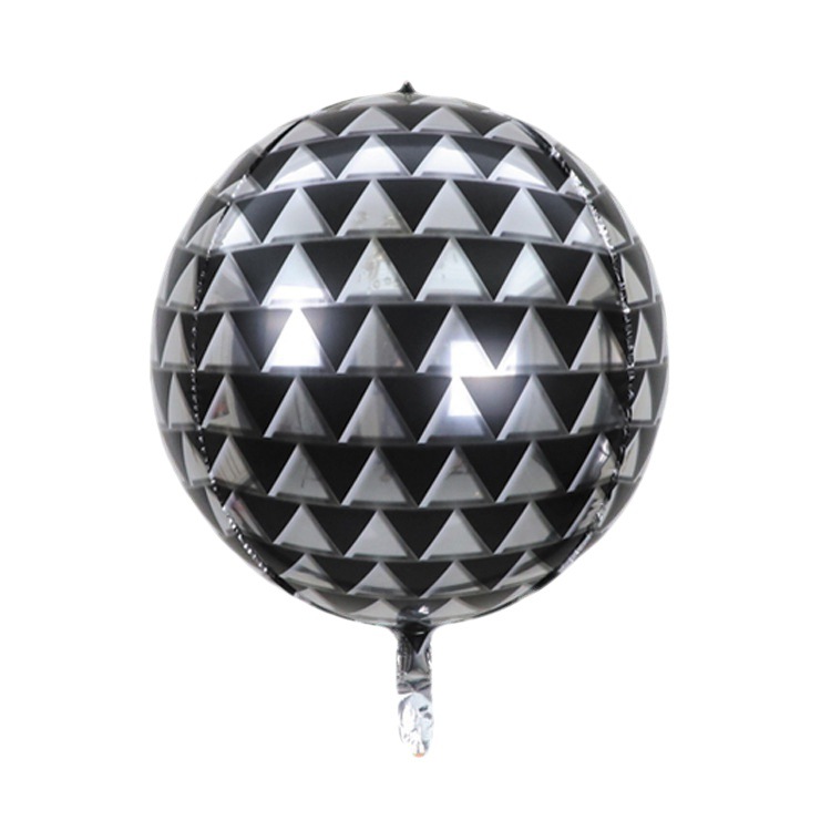 22 inch laser disco 4D ball birthday party decoration aluminum balloon bar mall opening activity layout