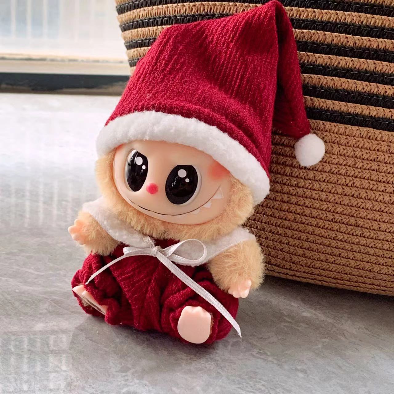 Only clothes] Christmas second generation blind box Labubu clothes Labubu standing posture sitting party series baby clothes adorable