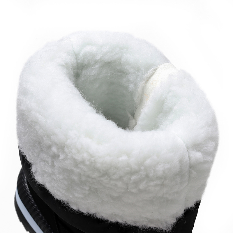 Snow boots women's high cotton boots winter thickening waterproof non-slip plus cashmere large size cotton shoes thickening_voghion.com