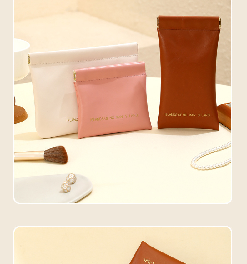 Nouveau sac de rangement en PU pour éclats d'obus, mini porte-monnaie pour femme, portefeuille pour femme, sac à cartes, sac de grande qualité, sac à cosmétiques_voghion.com