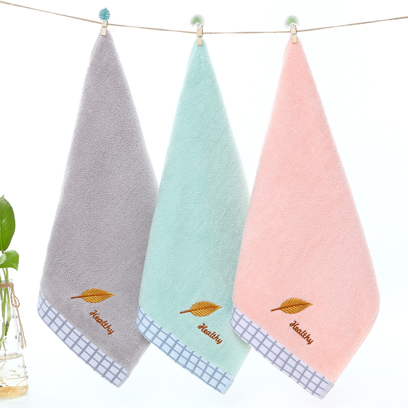 Factory wholesale cotton towel household soft gift enterprise birthday staff face towel business embroidery logo