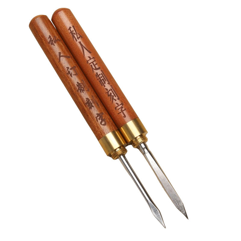 Stainless steel ebony tea needle tea knife Pu'er tea knife black and white tea cone tea accessories manufacturers wholesale custom logo