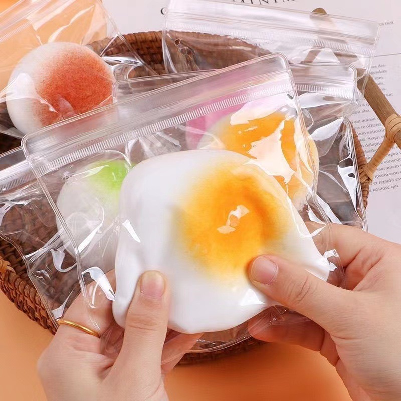 Simulation Plastic Fluid Egg Crisp Capibala Persimmon Fluid Decompression Pinch Music Decompression Toy Generation Water Sense