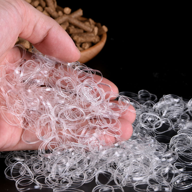 Hand-tied granular rubber band super-large reinforced white rubber band large diameter multi-granular bait feeder for fishing large objects
