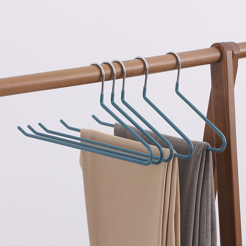 Factory direct Z-type pants rack dip plastic seamless hanger dip plastic pants rack non-slip multi-purpose pants rack goose-type pants rack wholesale