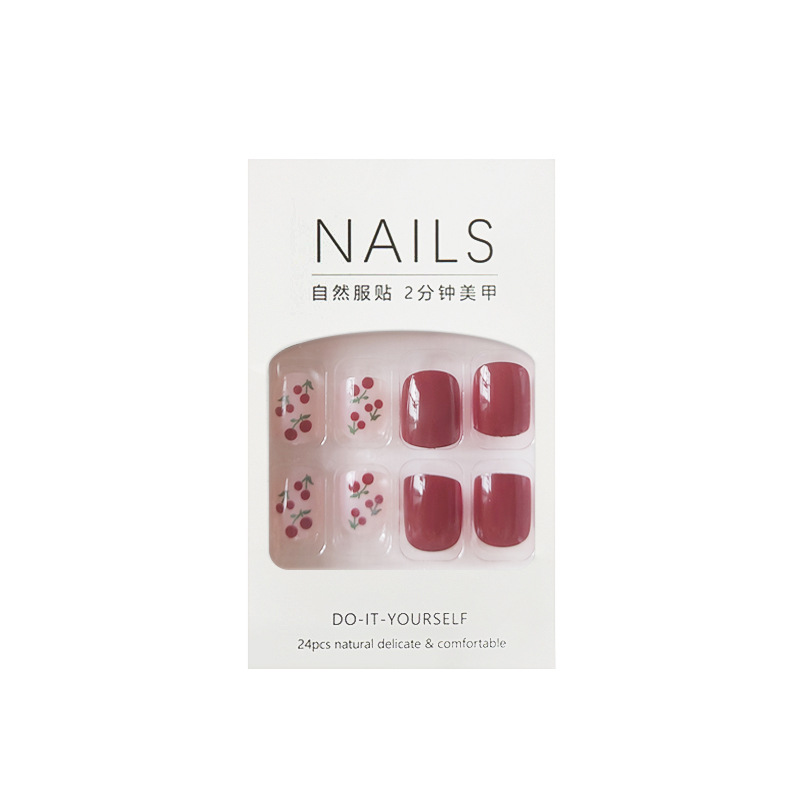New three-dimensional phototherapy wholesale bow Flash blush French diamond hand-worn nail nail nail stickers