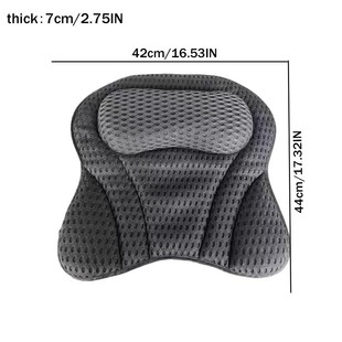 Bath Cushion Headrest Bathtub Bath Pillow Non-Slip Household Tub Cushion Bathtub Bath SPA Lying Pillow Accessories