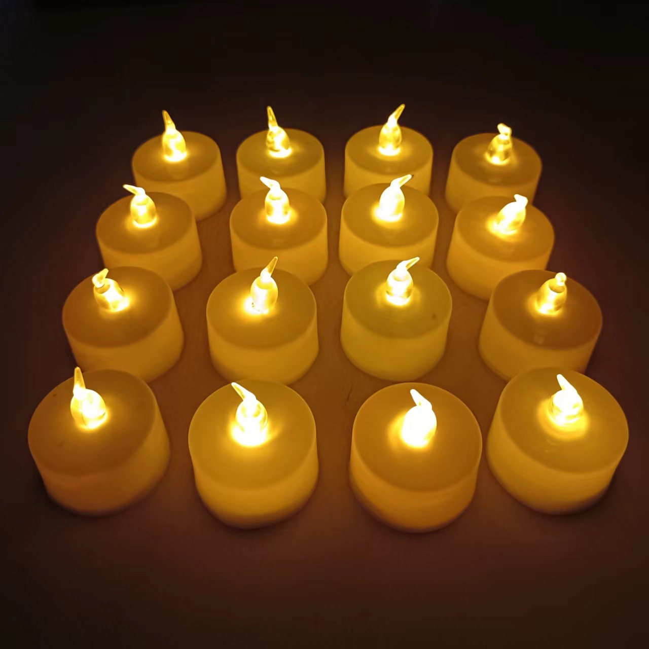 Electronic tea wax CR2032 electronic candle light LED simulation candle birthday Christmas festival atmosphere layout supplies
