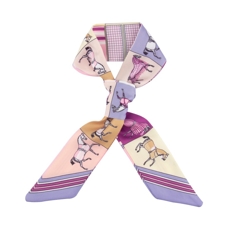 Trendy Small Scarf Wholesale All-match Long Ribbon Tie Hair Ribbon Hair Accessories Hair Belt Women Tie Bow Retro