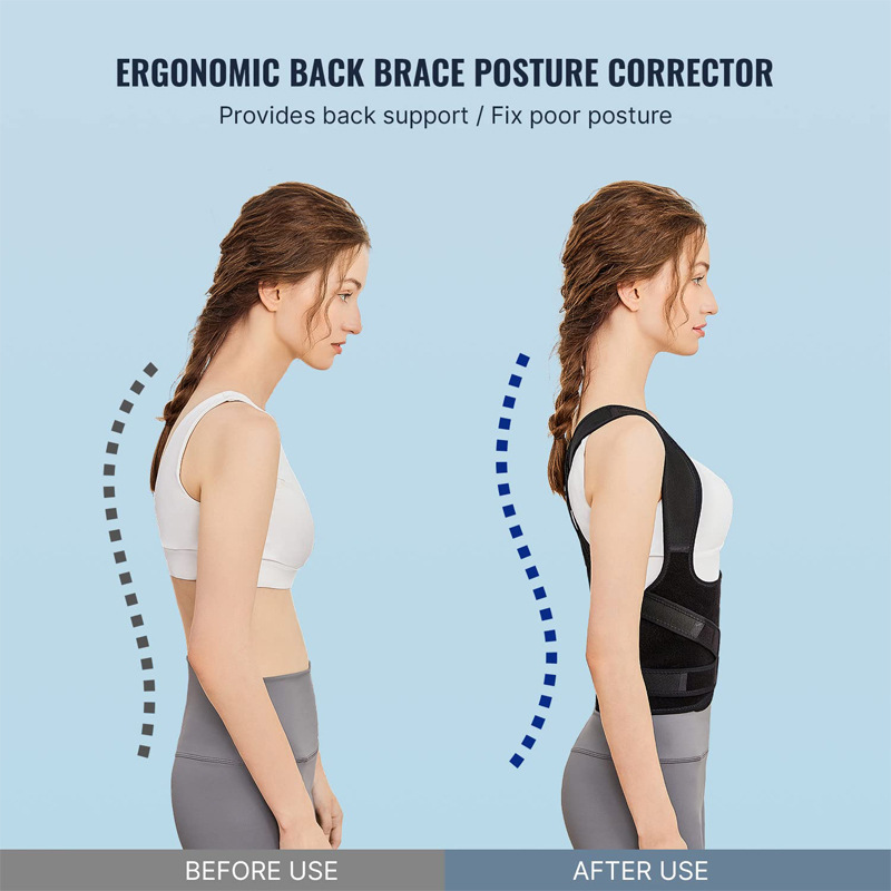Cross-border Back Strap Adult Children Sitting Posture Strap Anti-kyphosis Strap Posture Strap