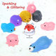 Cross-border selling glitter powder dumplings kneading music vent decompression children's toys decompression gadgets wholesale supply
