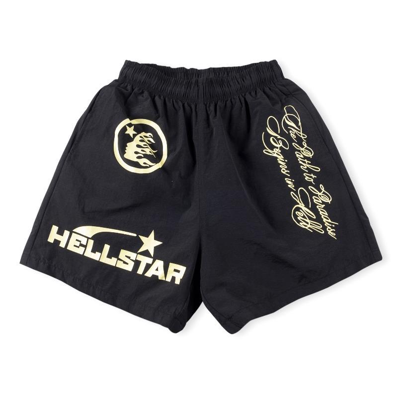 thumbnail for Hellstar Studios Shorts ins, European and American high street fashion brands, hip-hop casual sports shorts for men and women