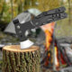 Factory spot outdoor survival multi-purpose axe camping mountaineering axe hammer portable folding multi-function pliers