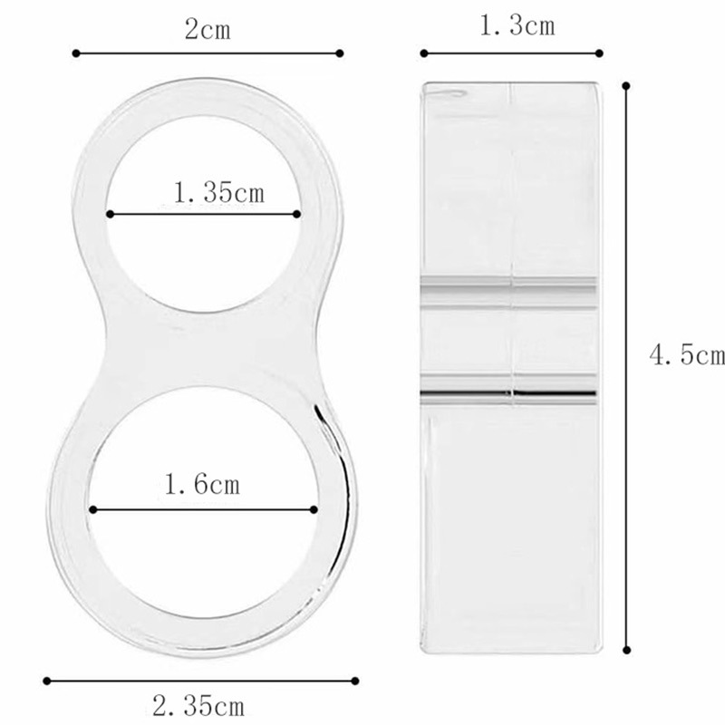 Factory wholesale hot selling door stop with anti-collision ring cross-border foreign trade mute door handle transparent anti-collision ring
