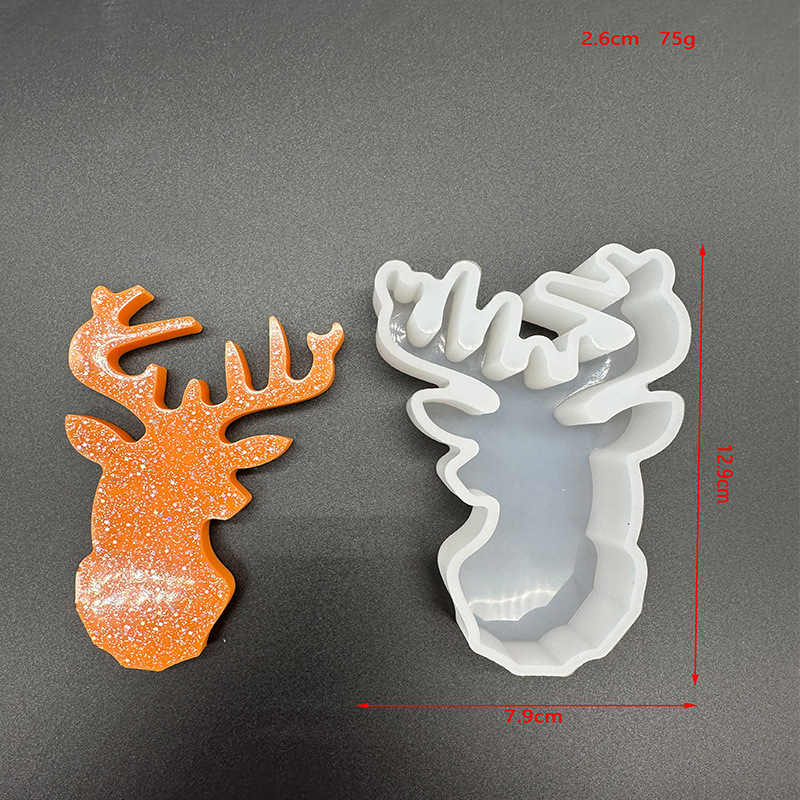 Deer Hat Fishtail Aromatherapy Mold Silicone Mold DIY Cup Coke Cup Wild Goose Aromatherapy Mold Silicone Mold
